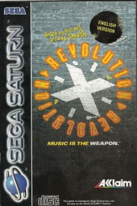 Revolution X Sega Saturn US box art